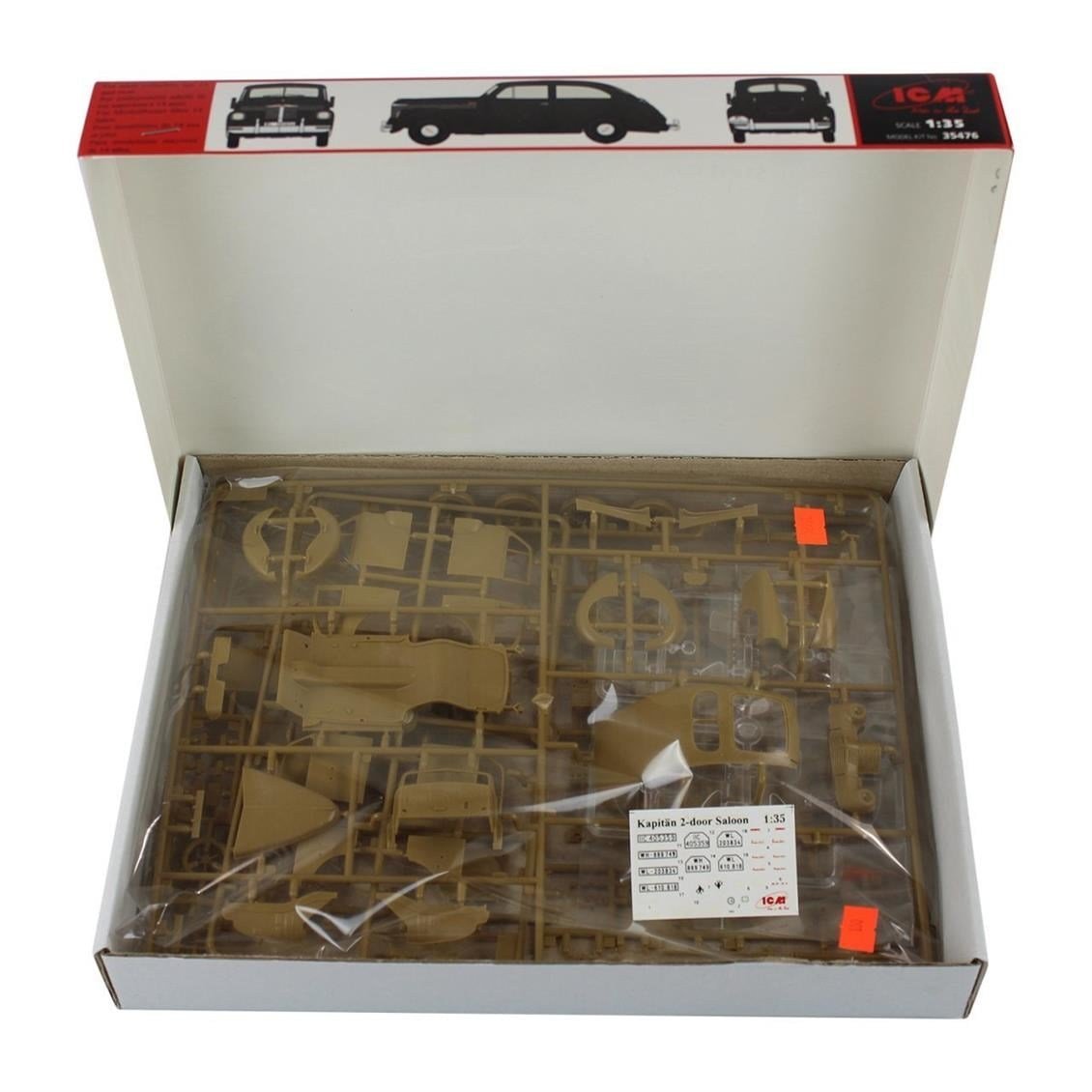 ICM 35476 Kapitan 2-Door Saloon, WWII German Staff Car