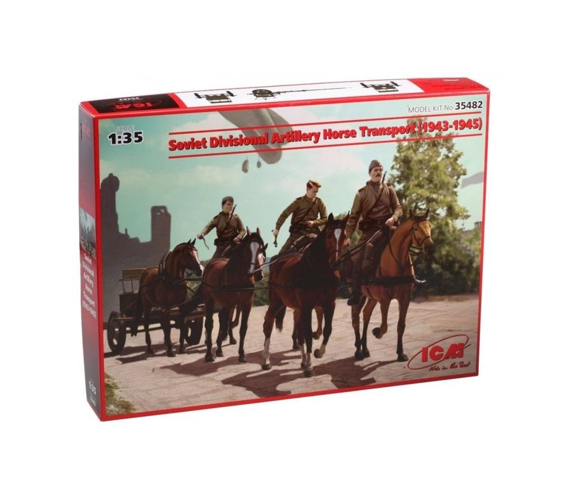 ICM 35482 Soviet Divisional Artillery Horse Transport