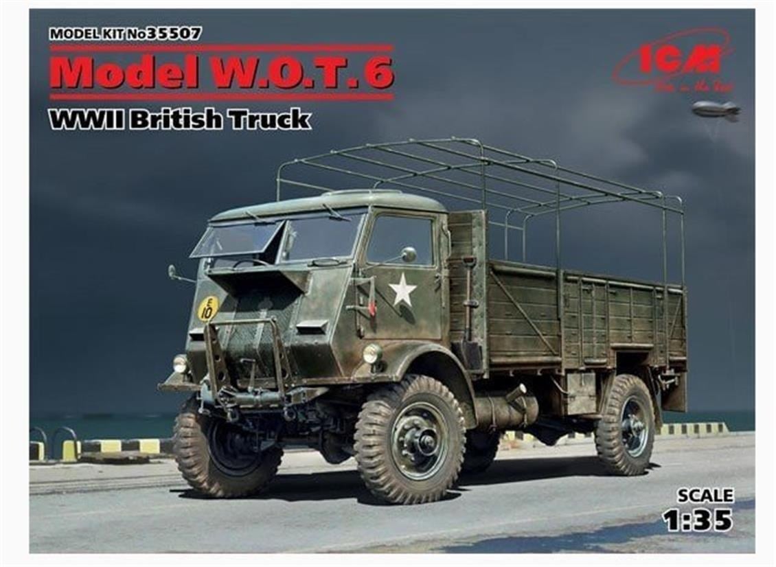 ICM 35507 Model W.O.T. 6, WWII British Truck (100% new