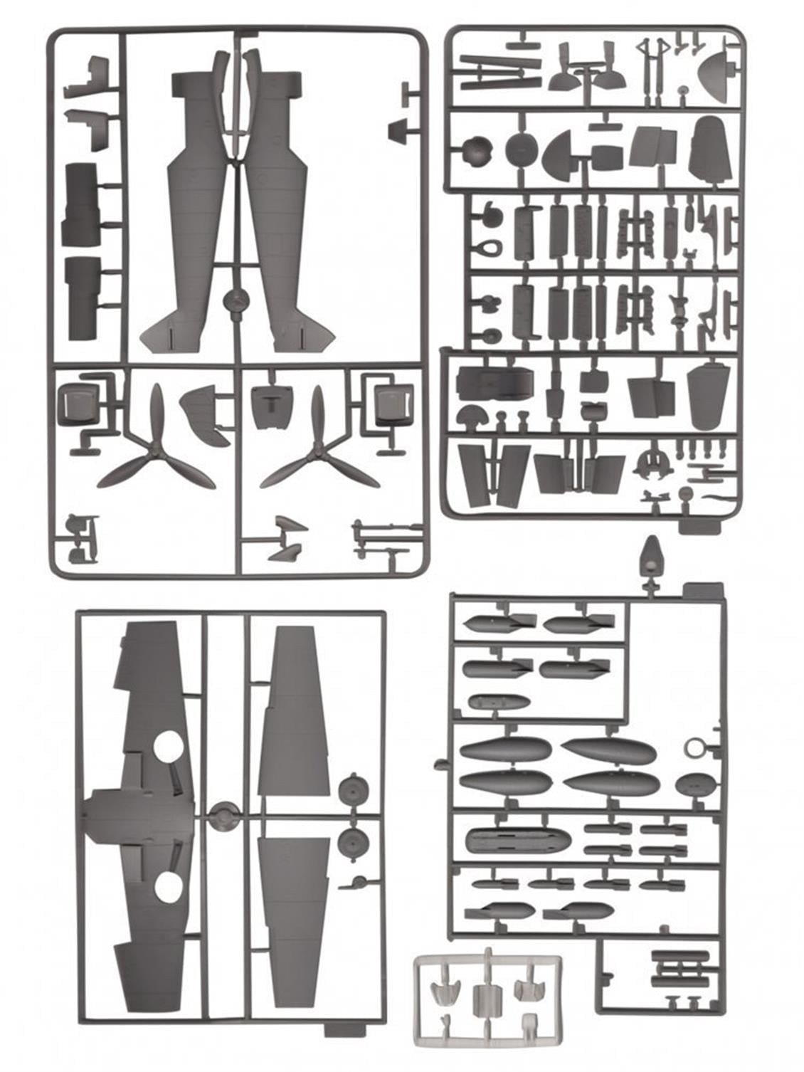 ICM 48106 Messerschmitt Bf 109F-4/R3, WWII German Figh