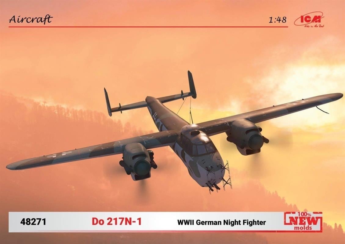 ICM 48271 Do 217N-1, WWII German Night Fighter (100% n