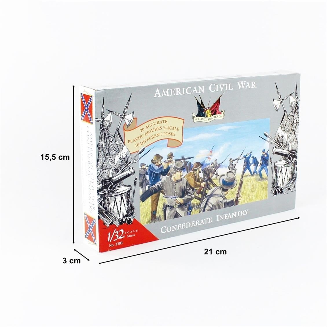 IMEX 1/72 Ölçek, Amerikan Konfederasyon Askerleri
