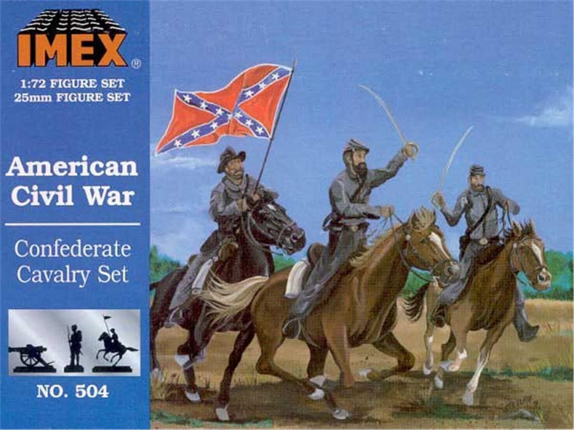 IMEX 504 1/72 Ölçek, Confederate Cavalry