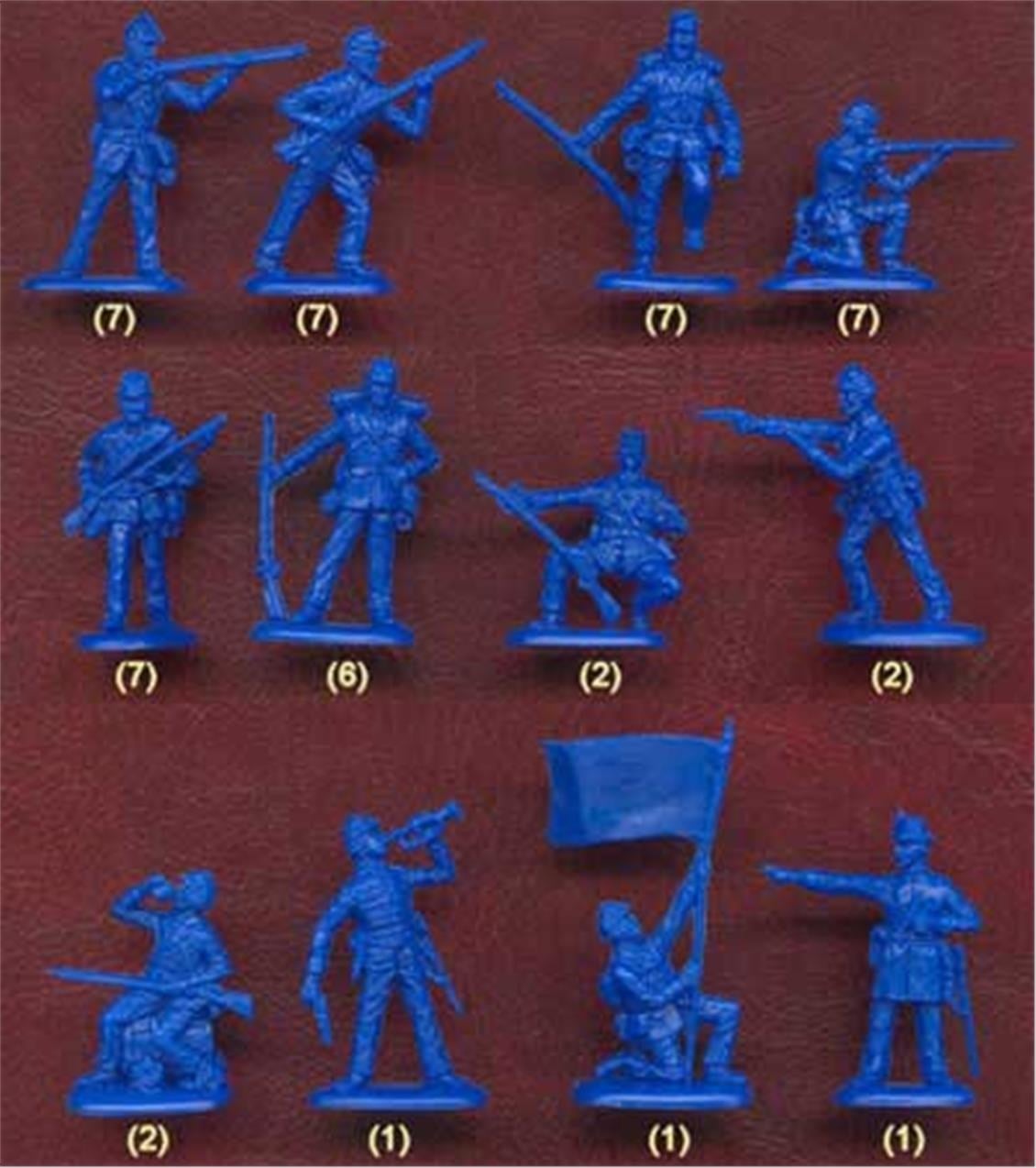 IMEX 505 1/72 Ölçek, Union Infantry