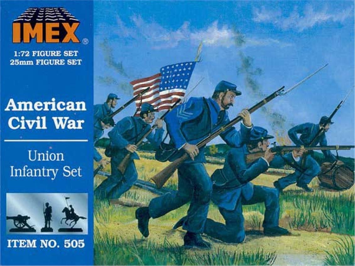 IMEX 505 1/72 Ölçek, Union Infantry