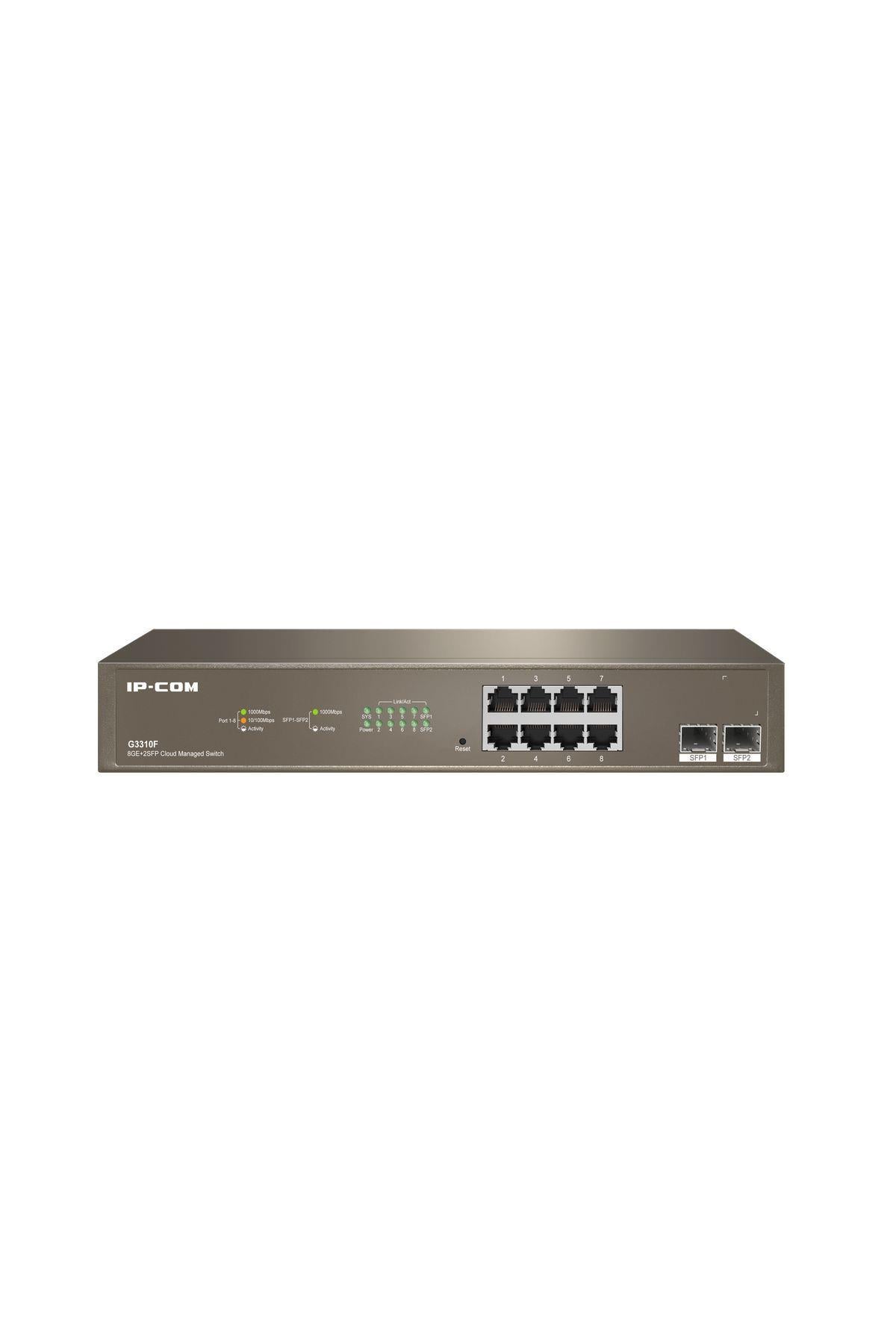 Ip-Com - 3310F Cloud Managed,8 X 10/100/1000 Base-T Ethernet Ports2 X 100/1000 Base-X Sfp Ports