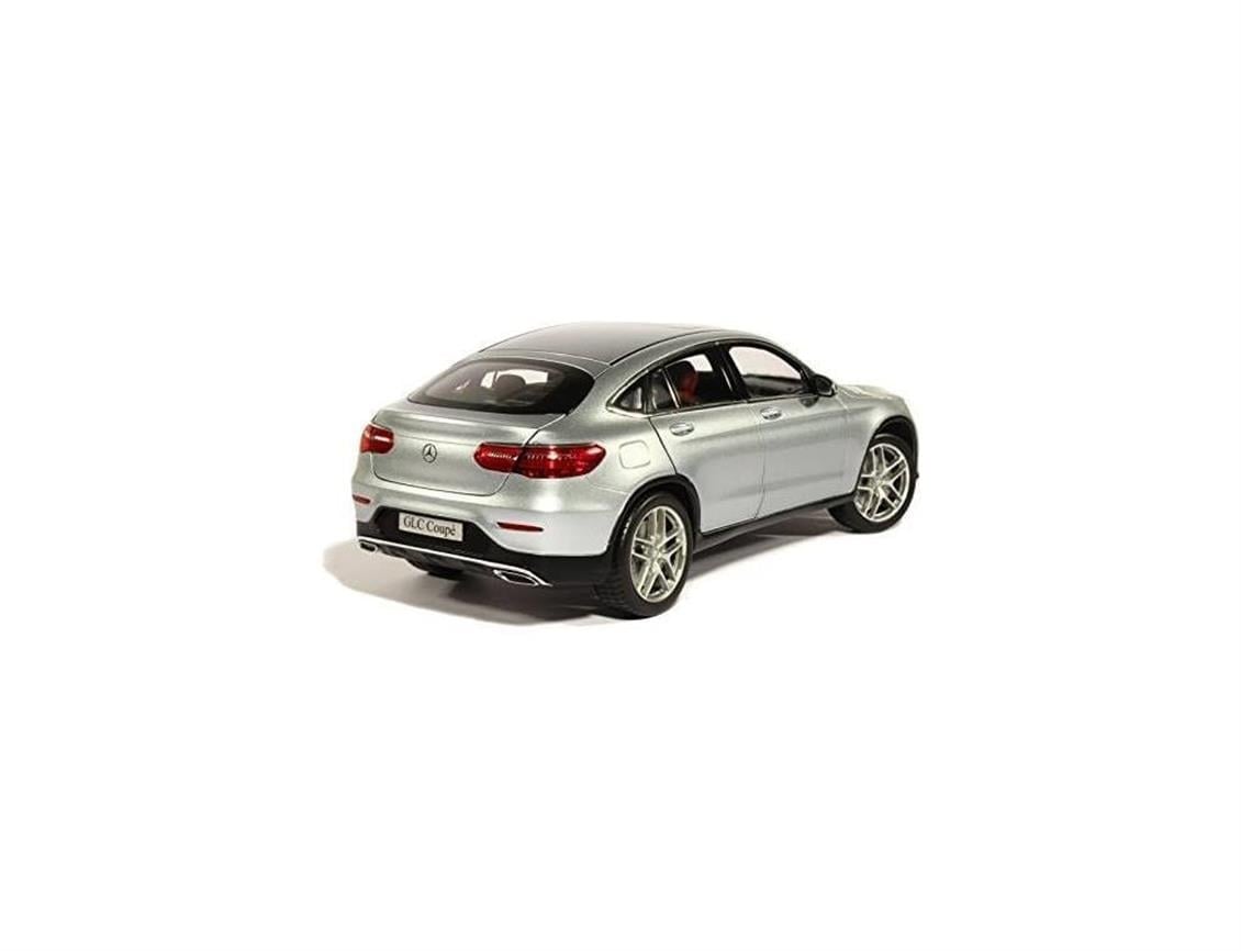 iScale B66960804 1/18 Ölçek, Mercedes Benz GLC Coupe C253, Dark Silver, Sergilemeye Hazır Metal Araba Modeli