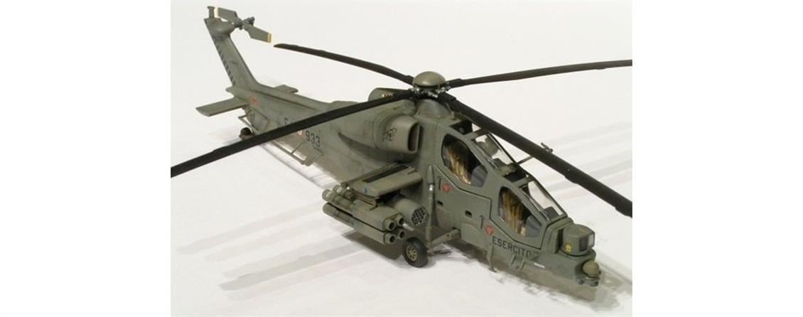 Italeri 0006S 1/72 Ölçek, A-129 Mangusta Askeri Helikopter, Plastik Model kiti