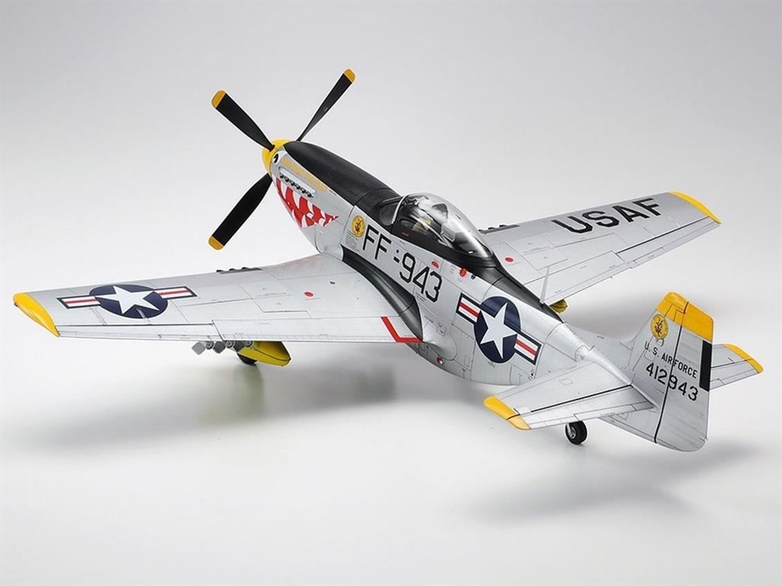 Italeri 0086S 1/72 Ölçek, F-51D Mustang Savaş Uçağı, Plastik Model kiti