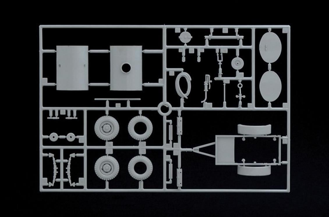 Italeri 0229S 1/35 Ölçek, Tanker ve Açık Kasa Askeri Römorklar, Plastik Model kiti
