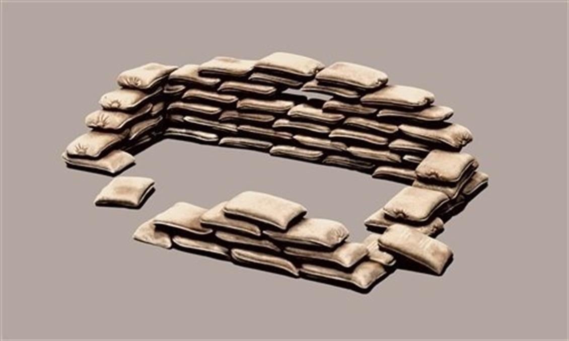 Italeri 0406S 1/35 Ölçek, Kum Torbaları, Plastik Model kiti