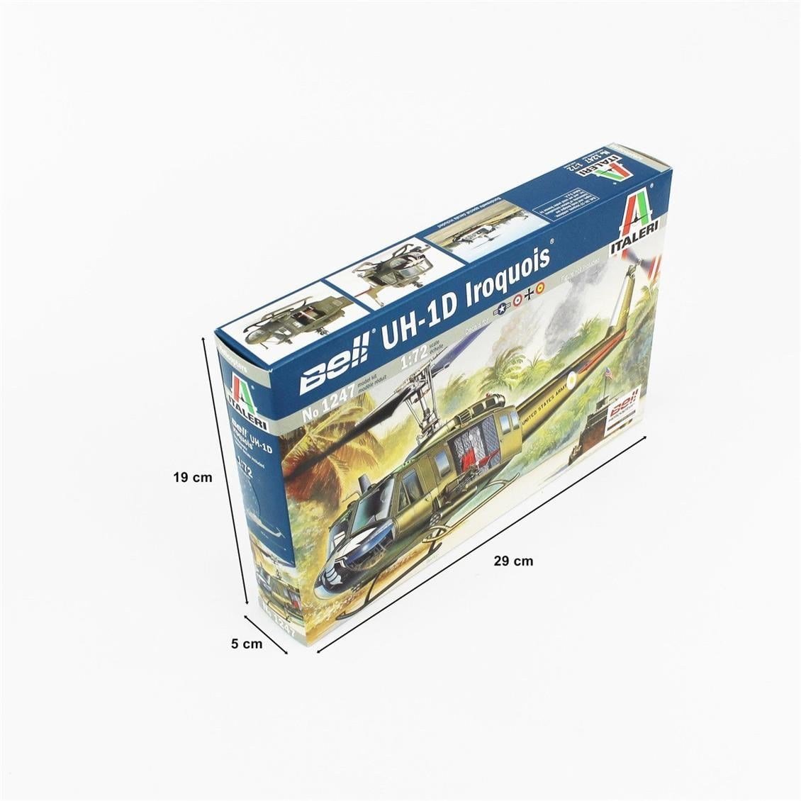 Italeri 1247S 1/72 Ölçek, UH-1D Iroquois Helikopter, Plastik Model kiti