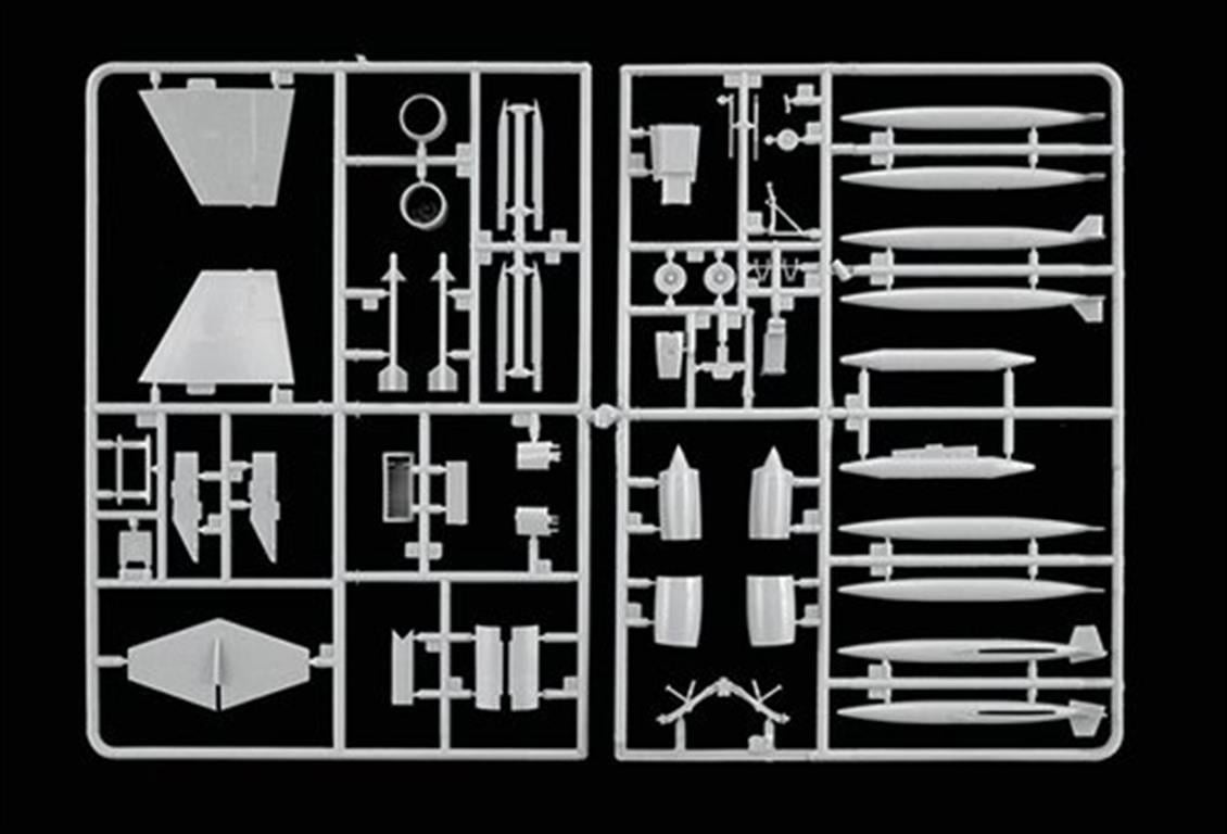 Italeri 1296S 1/72 Ölçek, F-104G Starfighter Savaş Uçağı, Plastik Model kiti