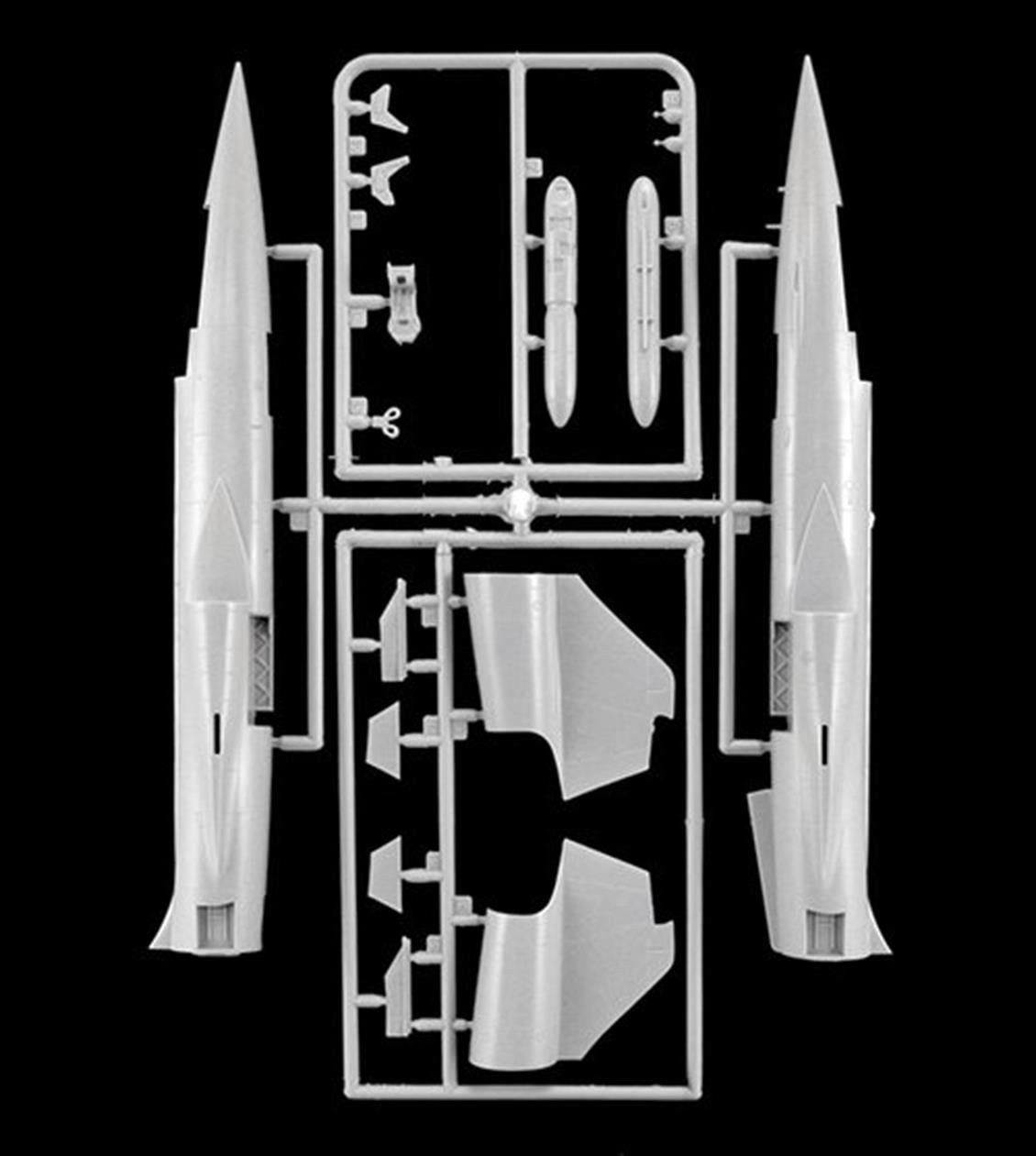 Italeri 1296S 1/72 Ölçek, F-104G Starfighter Savaş Uçağı, Plastik Model kiti