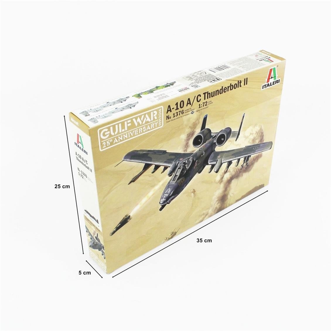 Italeri 1376S 1/72 Ölçek, A-10 A/C Thunderbolt II ( Gulf War ) Savaş Uçağı, Plastik Model kiti