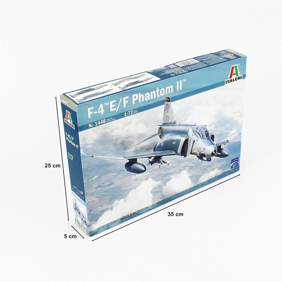 Italeri 1448S 1/72 Ölçek, F-4E/F Phantom Savaş Uçağı, Plastik Model kiti