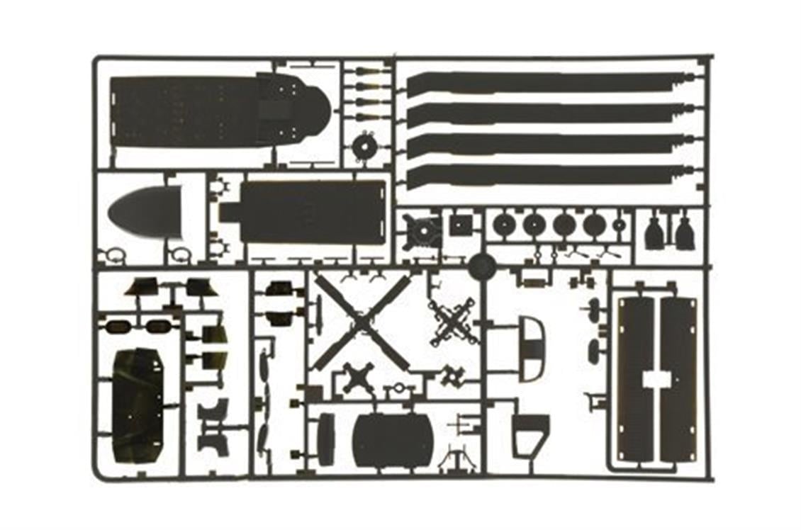 Italeri 2706S 1/48 Ölçek, UH-60/MH-60 Black Hawk (Night Raid) Askeri Helikopter, Plastik Model kiti