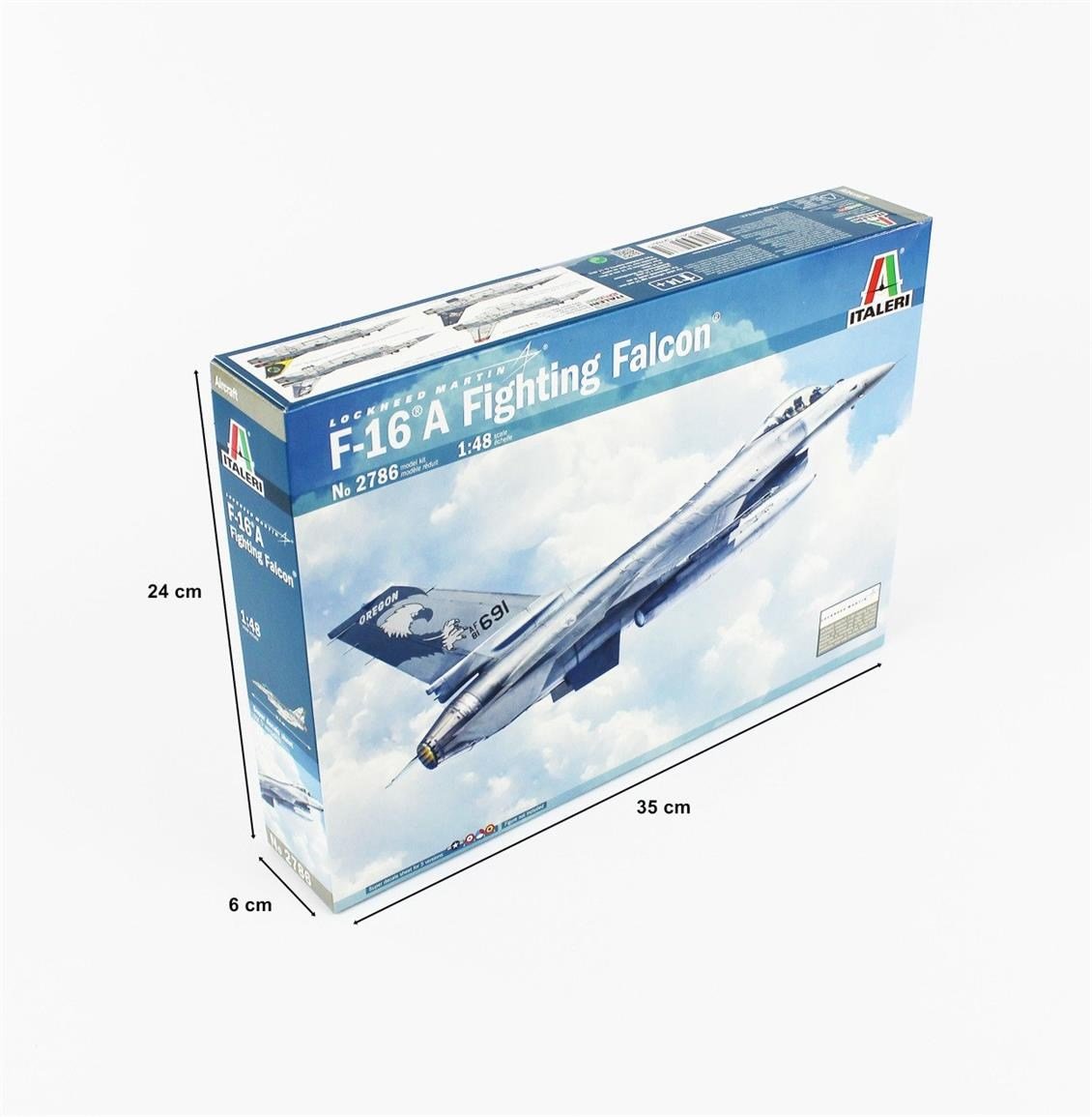 Italeri 2786S 1/48 Ölçek, F-16A Fighting Falcon Savaş Uçağı, Plastik Model kiti