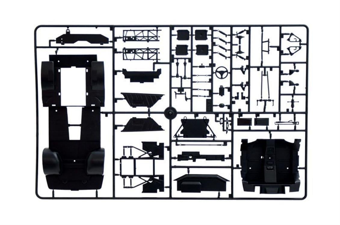 Italeri 3684S 1/24 Ölçek, Lamborghini Countach 25.Yıldönümü Araba, Plastik Model kiti