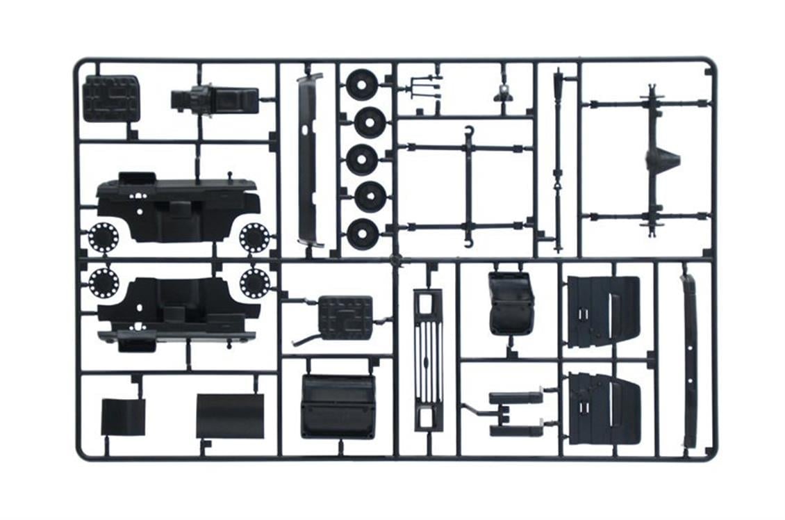 Italeri 3687S 1/24 Ölçek, Ford Transit Mk.2 Kamyonet, Plastik Model kiti