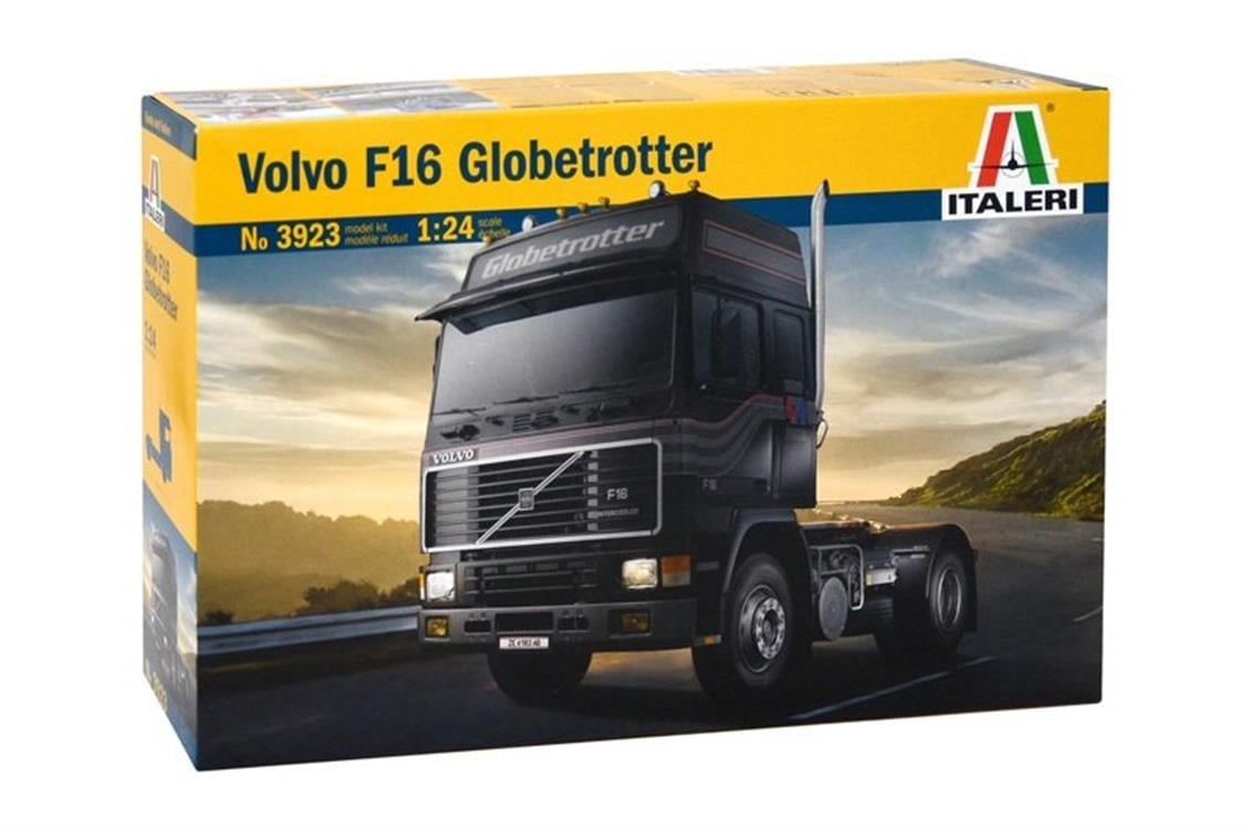 Italeri 3923S 1/24 Ölçek, Volvo FH16 Globetrotter Çekici, Plastik Model kiti