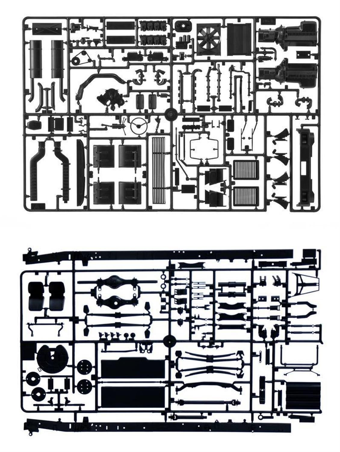 Italeri 3939S 1/24 Ölçek, IVeco Turbostar 190-42 Canvas Çekici, Plastik Model kiti