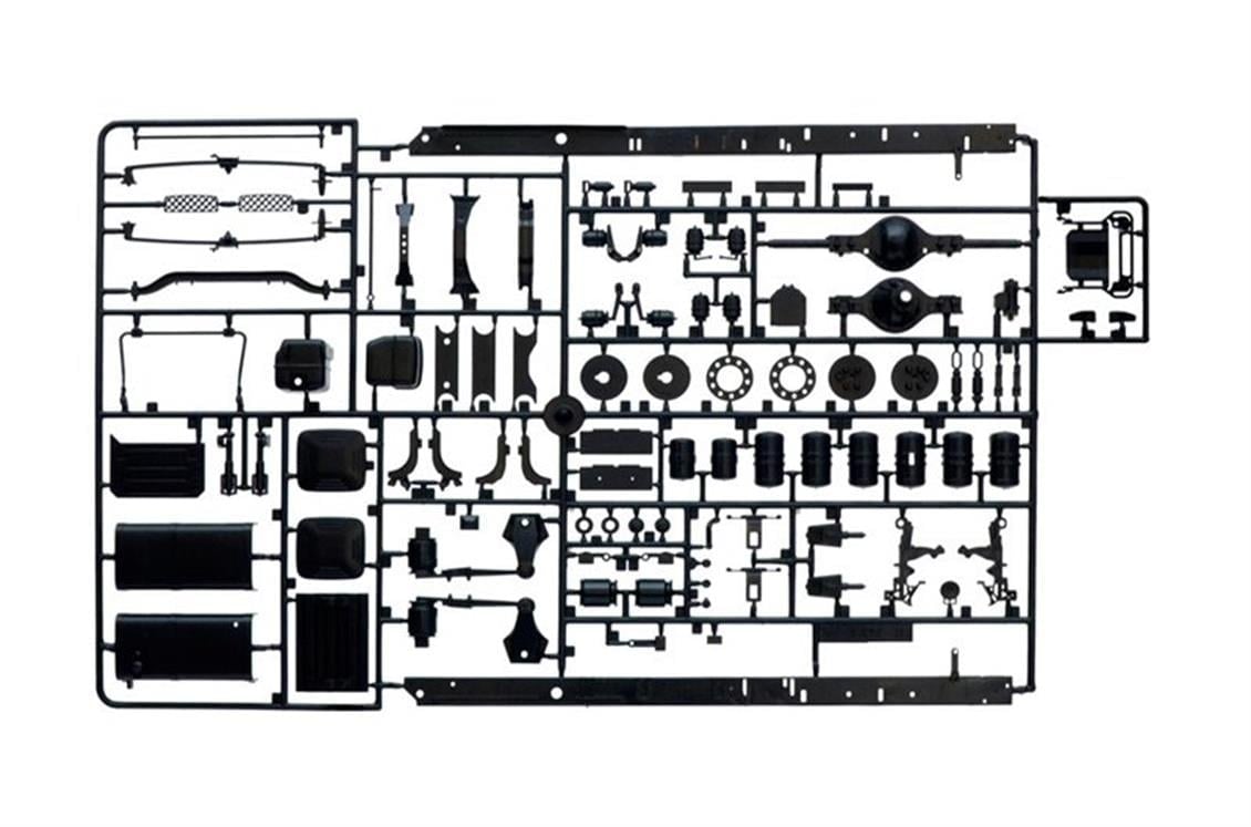 Italeri 3947S 1/24 Ölçek, Scania R400 Streamline (Flat Roof) Çekici, Plastik Model kiti