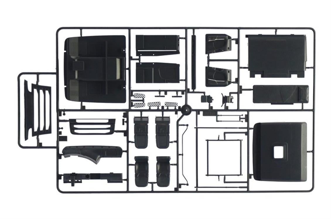 Italeri 3947S 1/24 Ölçek, Scania R400 Streamline (Flat Roof) Çekici, Plastik Model kiti