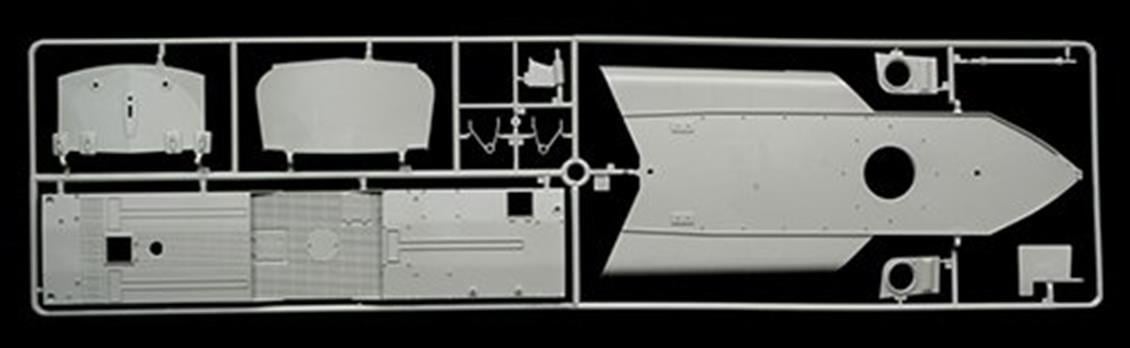 Italeri 5603S 1/35 Ölçek, Schnellboat S-100 PRM Torpido Gemisi, Plastik Model kiti