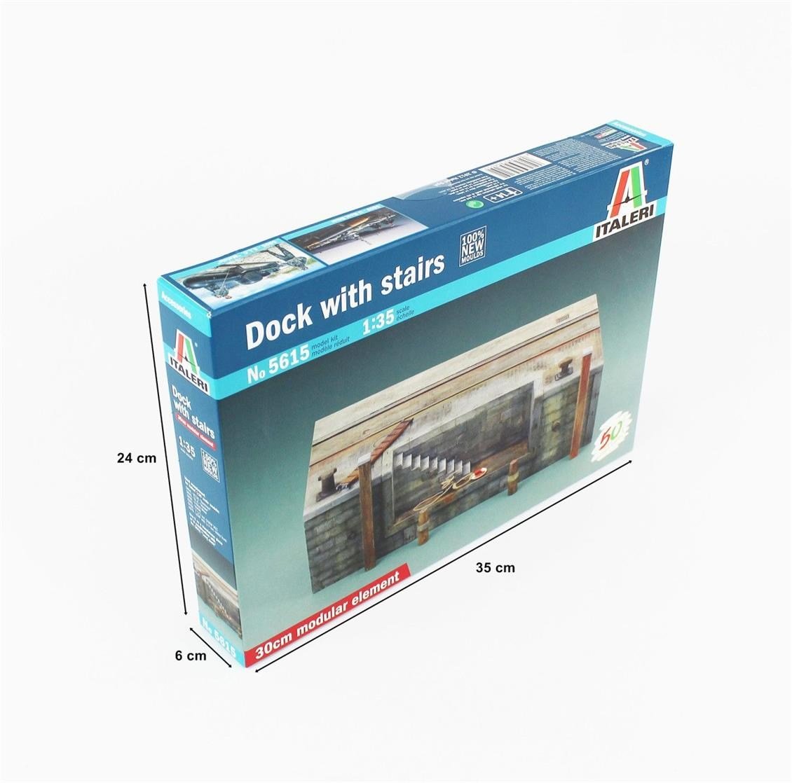 Italeri 5615S 1/35 Ölçek, Merdivenli Rıhtım Kesiti, Plastik Model kiti