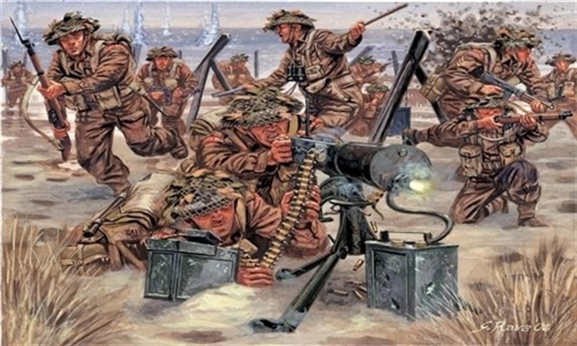 Italeri 6056S 1/72 Ölçek, WWII İngiliz Askerleri, Plastik Model kiti