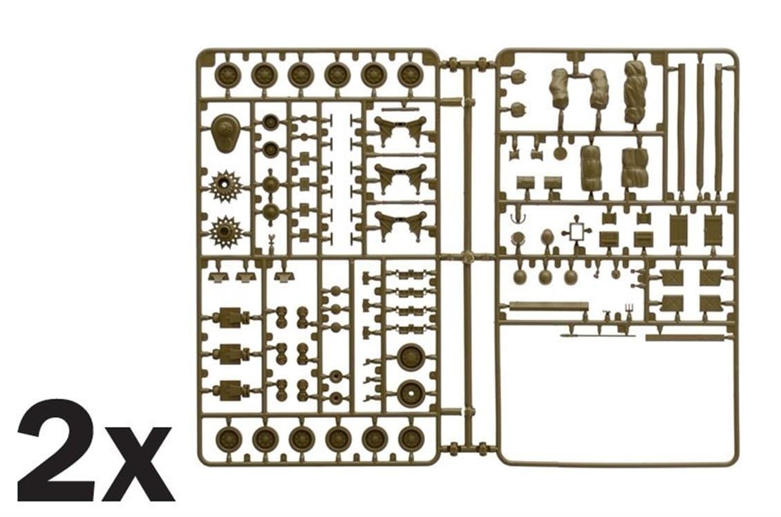 Italeri 6529S 1/35 Ölçek, M4A3E8 Sherman (Fury) Tank, Plastik Model kiti