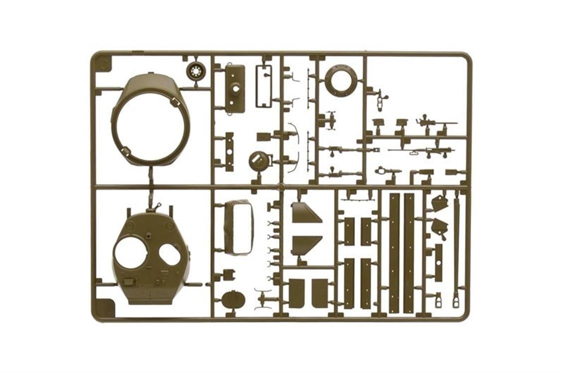 Italeri 6529S 1/35 Ölçek, M4A3E8 Sherman (Fury) Tank, Plastik Model kiti