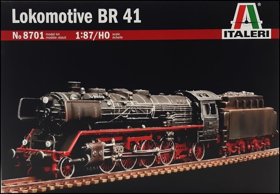 Italeri 8701S 1/87 Ölçek, BR 41 Buharlı Lokomotif, Plastik Model kiti