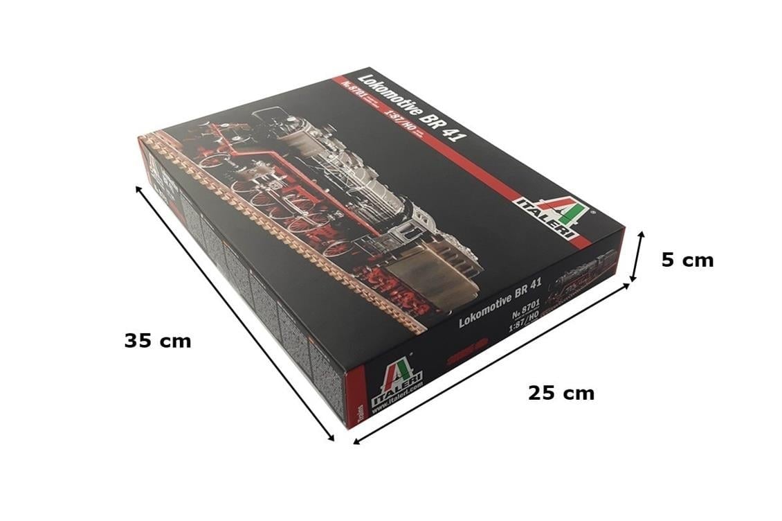 Italeri 8701S 1/87 Ölçek, BR 41 Buharlı Lokomotif, Plastik Model kiti