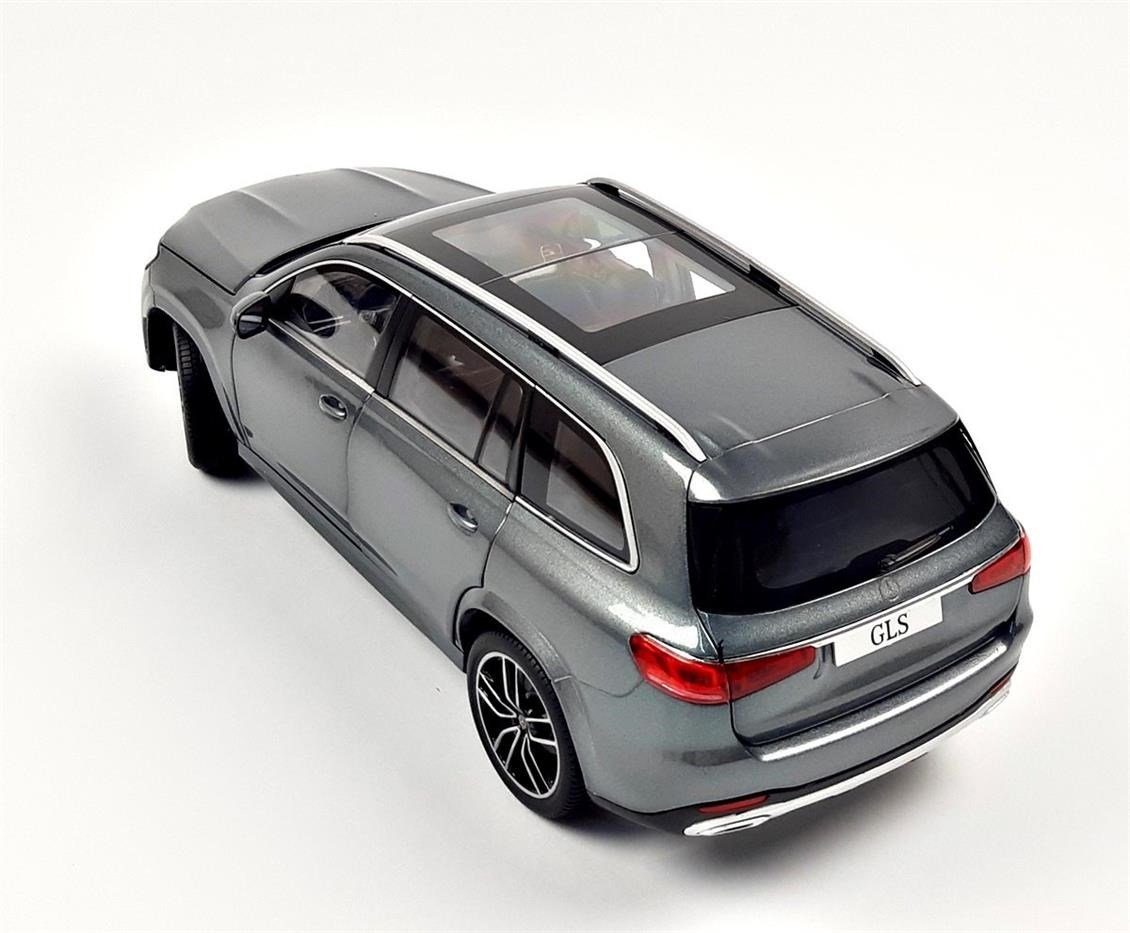 Jadi B66960623 1/18 Ölçek, Mercedes Benz GLS (X167) 2019, Selenite Grey Metallic, Sergilemeye Hazır Metal Araba Modeli