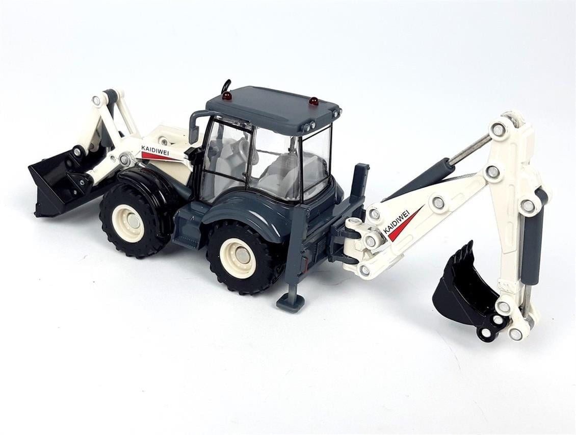 Kaidiwei 625004 1/50 Ölçek, 3Cx - Traktör Kazıcı-Yükleyici