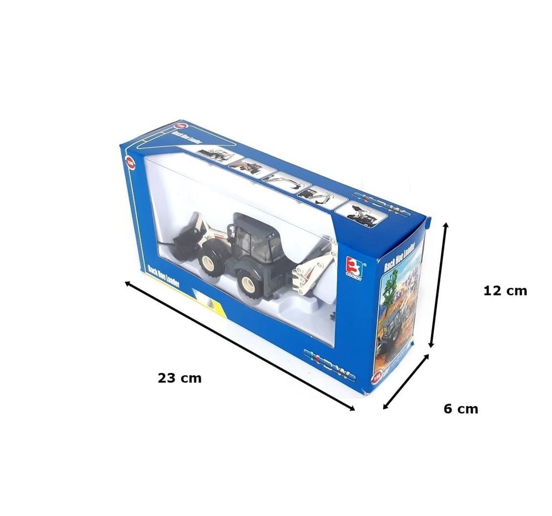 Kaidiwei 625004 1/50 Ölçek, 3Cx - Traktör Kazıcı-Yükleyici