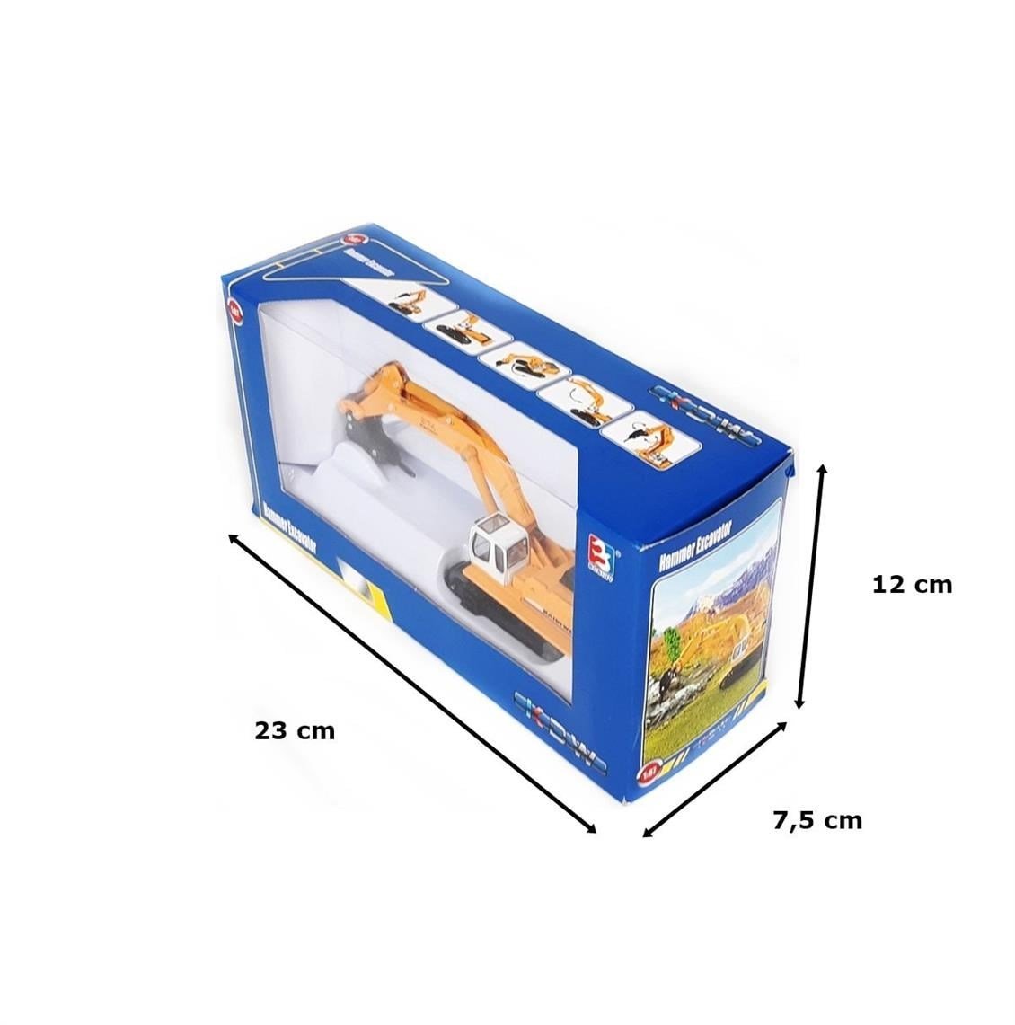 Kaidiwei 625016 1/87 Ölçek, Kırıcı Ataşmanlı Ekskavatör
