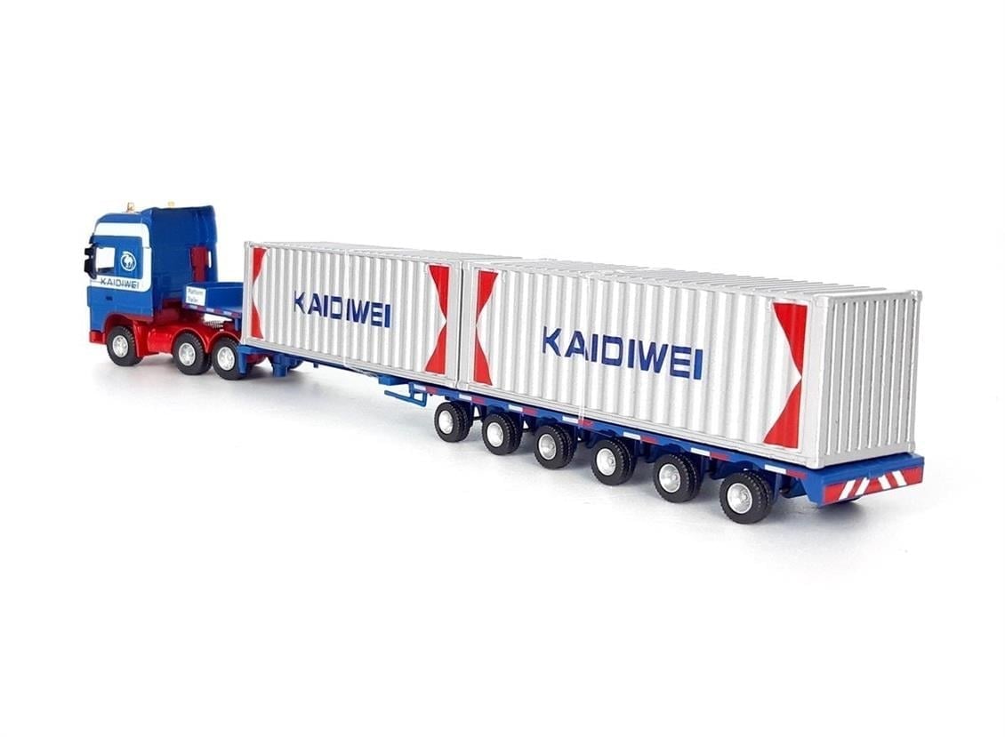 Kaidiwei 625022 1/50 Ölçek, Çift Dingil Uzun Lowbed Dorse Tır