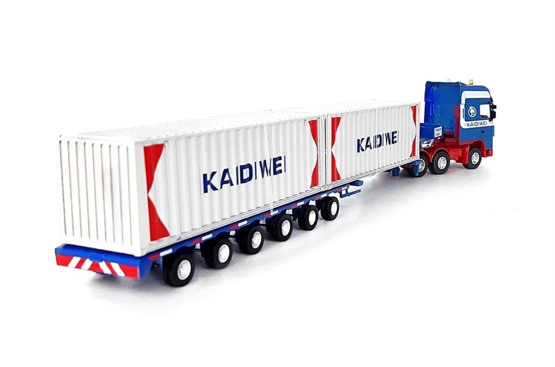 Kaidiwei 625022 1/50 Ölçek, Çift Dingil Uzun Lowbed Dorse Tır