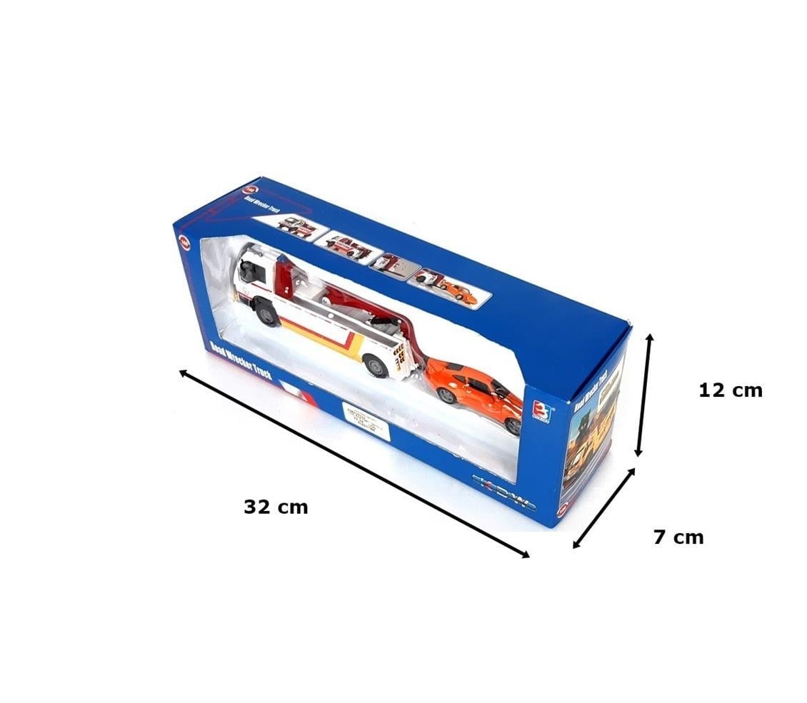 Kaidiwei 625032 1/50 Ölçek, Kamyonet Çekici-Ve Minik Araç
