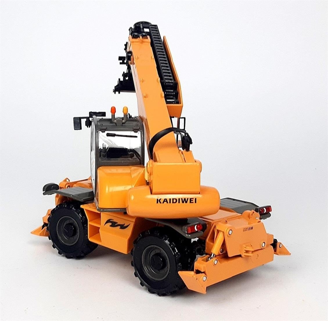 Kaidiwei 625048 1/50 Ölçek, Tekerlekli Çok Ataşmanlı Mini Vinç