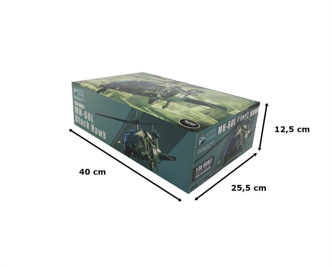 Kitty Hawk 50005 1/35 Ölçek, MH-60L Black Hawk, Askeri Helikopter Plastik Model kiti