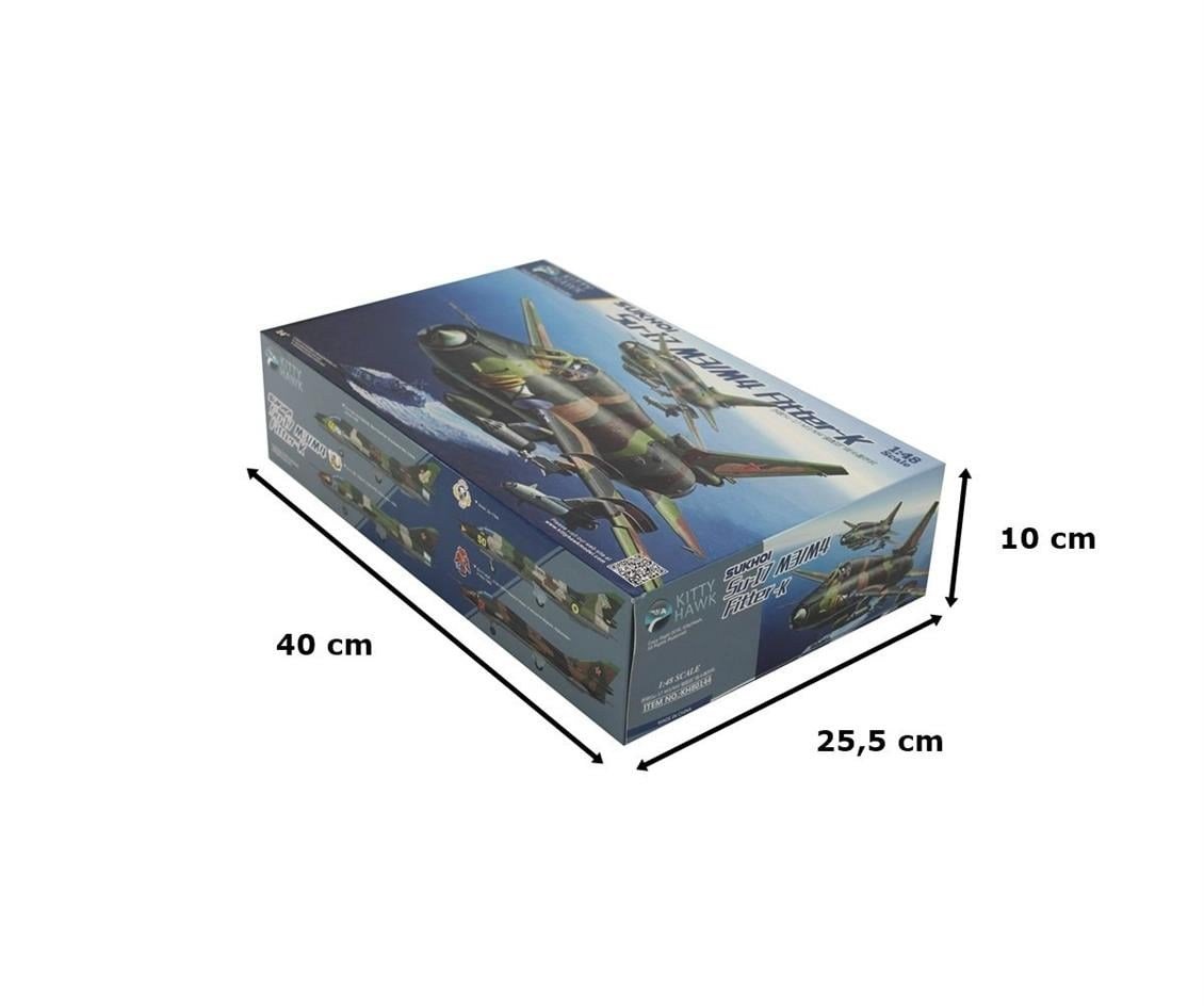 Kitty Hawk 80144 1/48 Ölçek, Su-17M3/M4 (Fitter D) 2.0 Savaş Uçağı, Plastik Model kiti