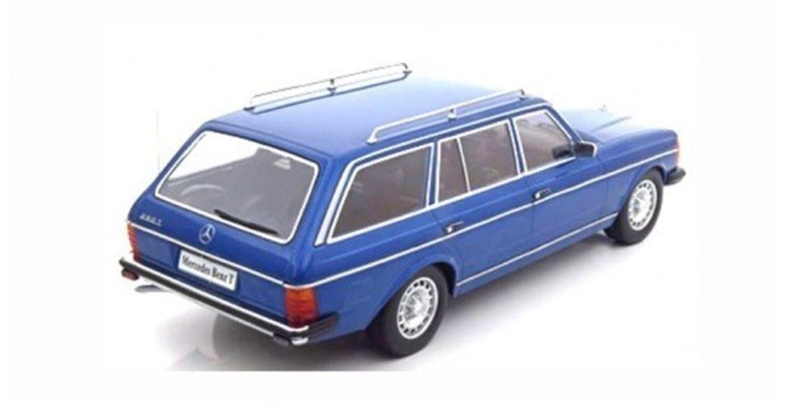 KKscale 180091 1/18 Ölçek, Mercedes Benz 250T Estate, Mavi, Sergilemeye Hazır Metal Araba Modeli