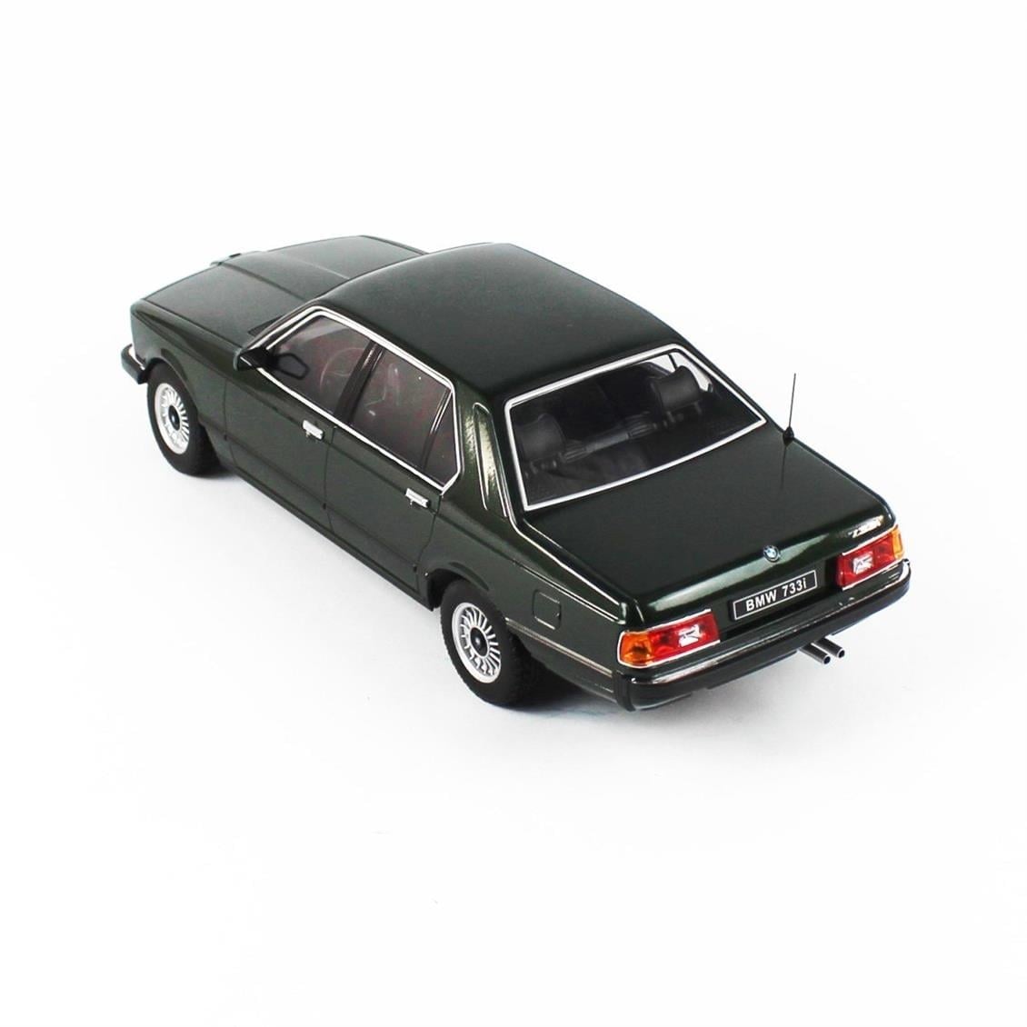 KKscale 180103 1/18 Ölçek, 1977 Bmw E23 7-Series, Metalik Koyu Yeşil, Sergilemeye Hazır Metal Araba Modeli
