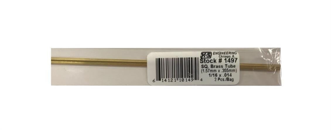 K&S 10149 Prinç Köşeli Boru - 0.36 Mm. Çeperli -1,60
