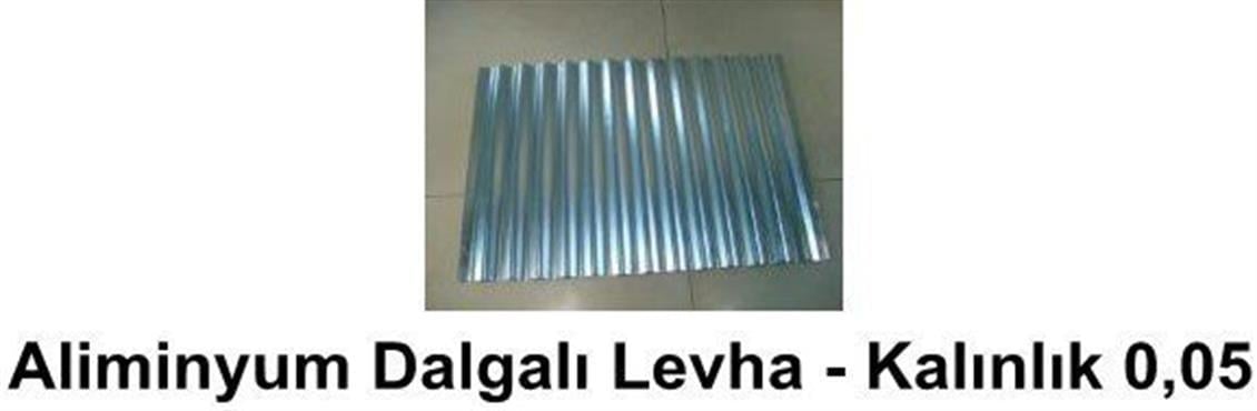 K&S 16132 Alımınyum Dalgalı Levha -Kalınlık 0,05 Mm. -