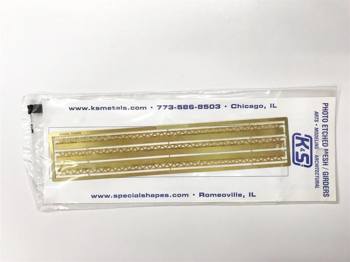 K&S 2777 Prinç Etched Kiriş Destekleri X-Braced 2 Si